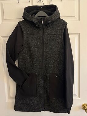Women’s Gray Knit Fall Jacket